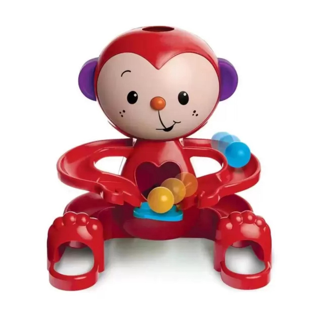 Boneco Zuquinha Escorrega Bolinha Brinquedo Educativo +6 meses Elka - 1006