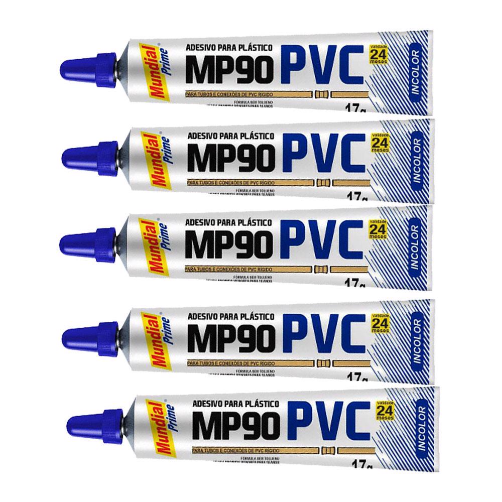Cola PVC 17 g MP90 5 Unidades MUNDIAL PRIME em Oferta na Shopee