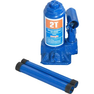 Macaco Hidráulico Tipo Garrafa Suporta 2 Toneladas Borracharia Mecânica Elevação Máxima 278mm FortG em Oferta na Shopee