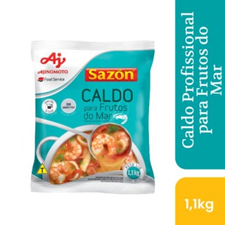 Caldo em pó sazón® profissional sabor frutos do mar 1,1kg