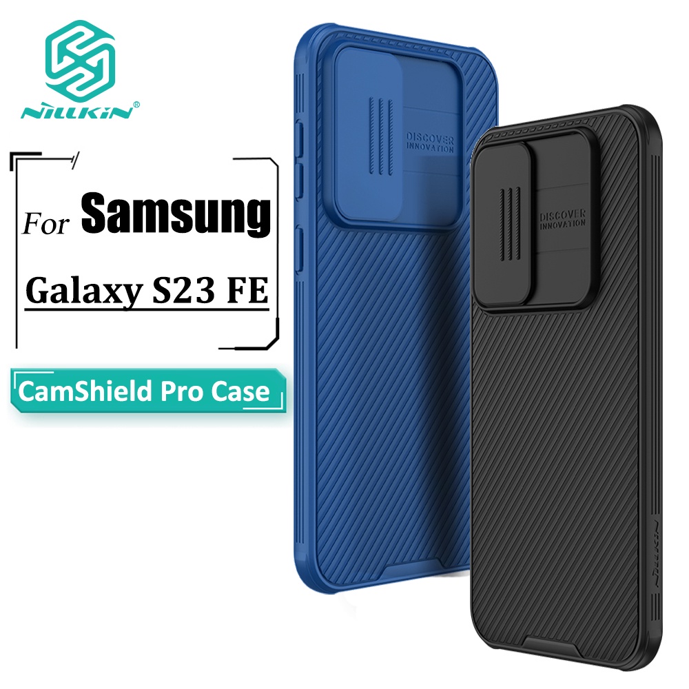 Capa Para Telefone Nillkin CamShield Pro Samsung Galaxy S23 FE Câmera Proteção Deslizante PC Dura À Prova De Choque - Mobile & Gadgets