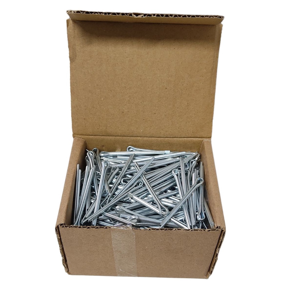 Cupilha Contra Pino 5,0x25mm Grampo Trava Eixos 100 Un