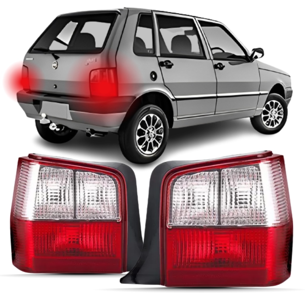 Par/Un Lanterna Fiat Uno 2004 2005 2006 07 2008 2009 2010 em Oferta na Shopee