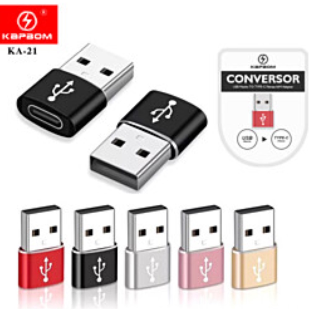 Adaptador USB Tipo C para USB Conector do adaptador de conversor de porta macho