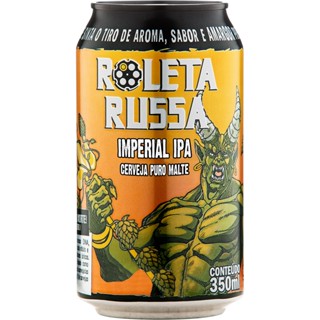 Cerveja Roleta Russa Imperial IPA Lata 350ml