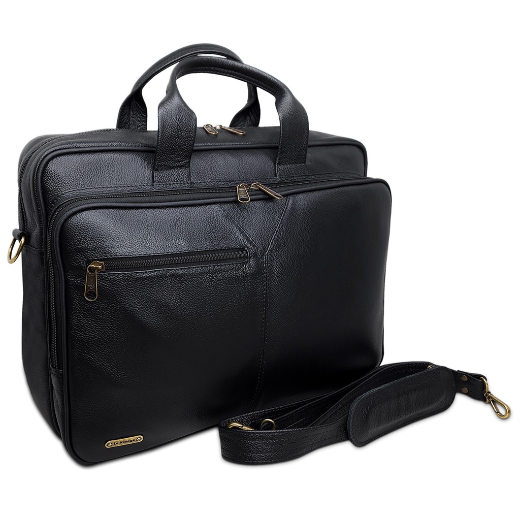 Pasta Executiva Grande De Couro Para Notebook 17,3 Polegadas em Oferta na Shopee