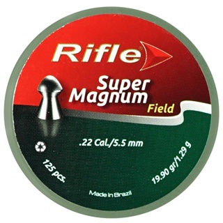 Chumbinho Para Carabina 5.5 Rifle Field Super Magnum 125uni. em Oferta na Shopee
