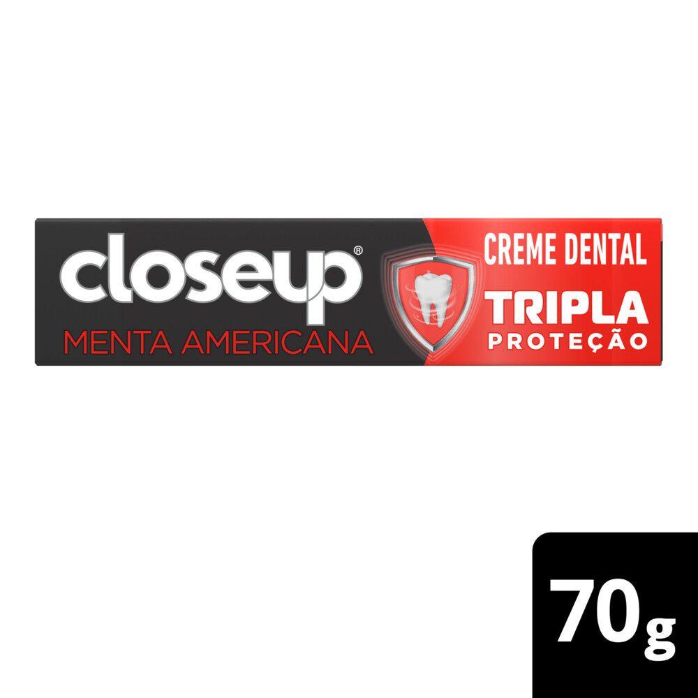Creme Dental com flúor Closeup Triple Menta Americana 70g - Health