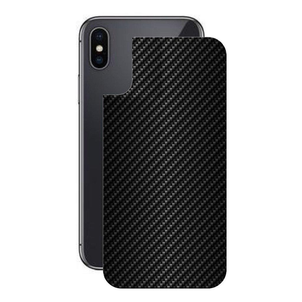 Película para iPhone XS - Traseira de Fibra de Carbono Preta - Gshield
