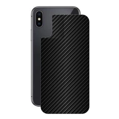 Película para iPhone XS - Traseira de Fibra de Carbono Preta - Gshield