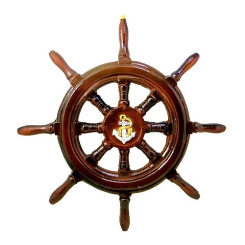 Timão Em Resina 49cm - Ancora - Decorativo