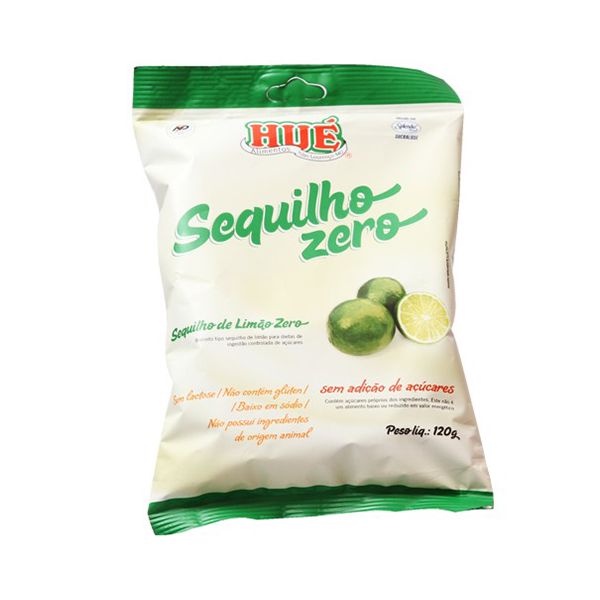 Sequilho Zero Açúcar, Zero Glúten Hué Limão 120g