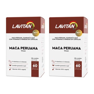 Multivitamínico Lavitan Maca Peruana com 120 Cápsulas