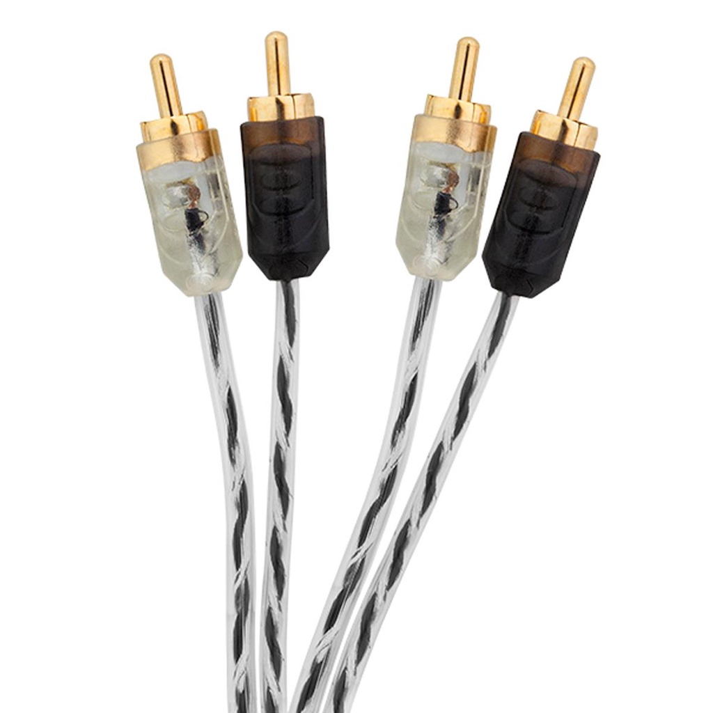 Cabo RCA 1M Injetado Taramps de 1 Metro Estéreo Plug de Alta Qualidade Fios de Cobre OFHC — imagem 2 de 2