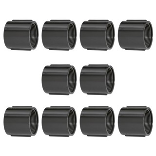 Kit 10 Luvas Eletroduto Roscavel Preto Pvc 3/4 Amanco