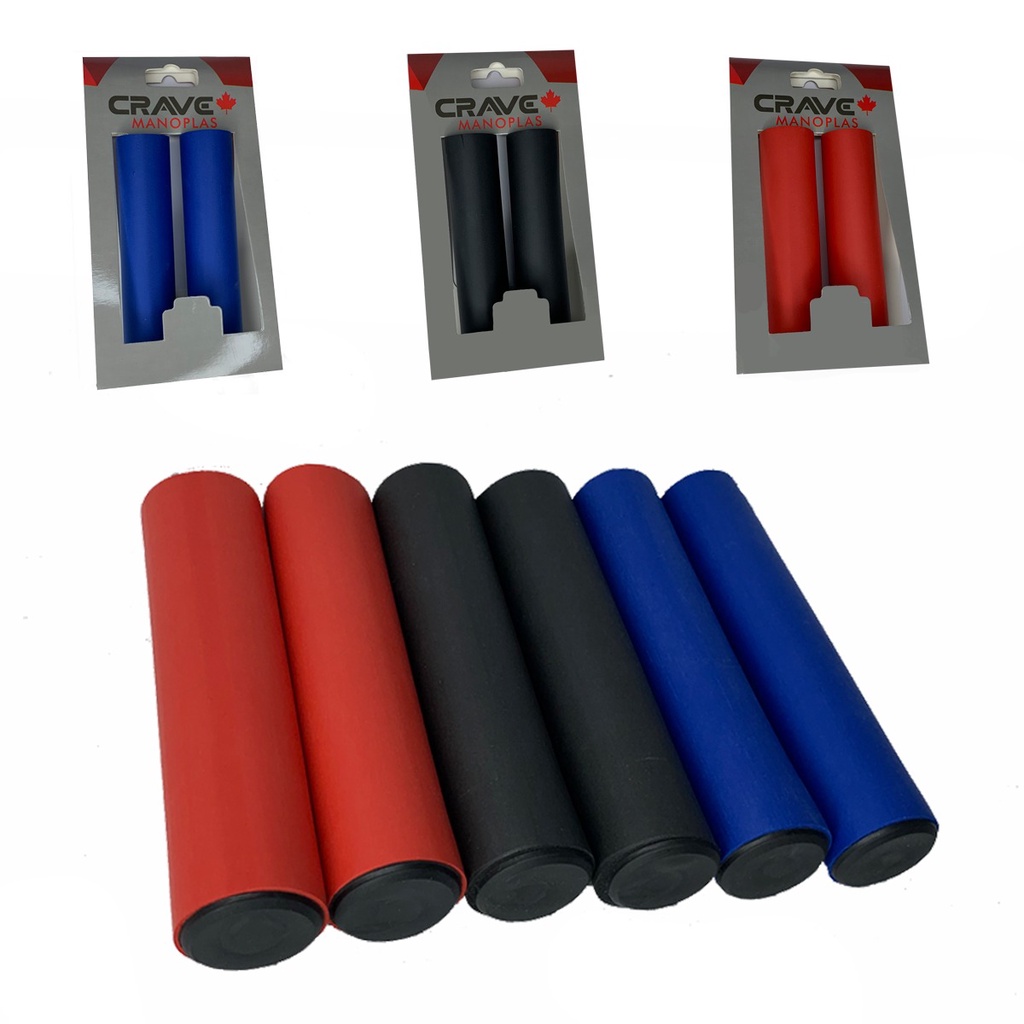Kit 6 Manopla Bike Bicicleta Punho Guidão Luva Silicone