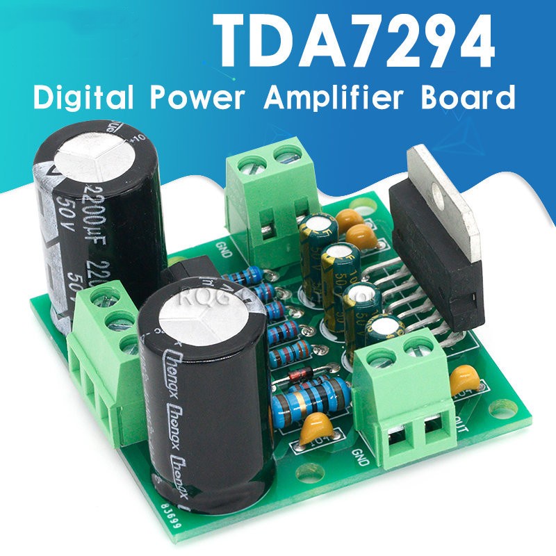 Placa Amplificadora De Potência Digital VOKTTA 100W TDA7294 High Power Dual 12-32V Módulo Amplificador De Áudio De Canal Único Para Alto-Falante DIY