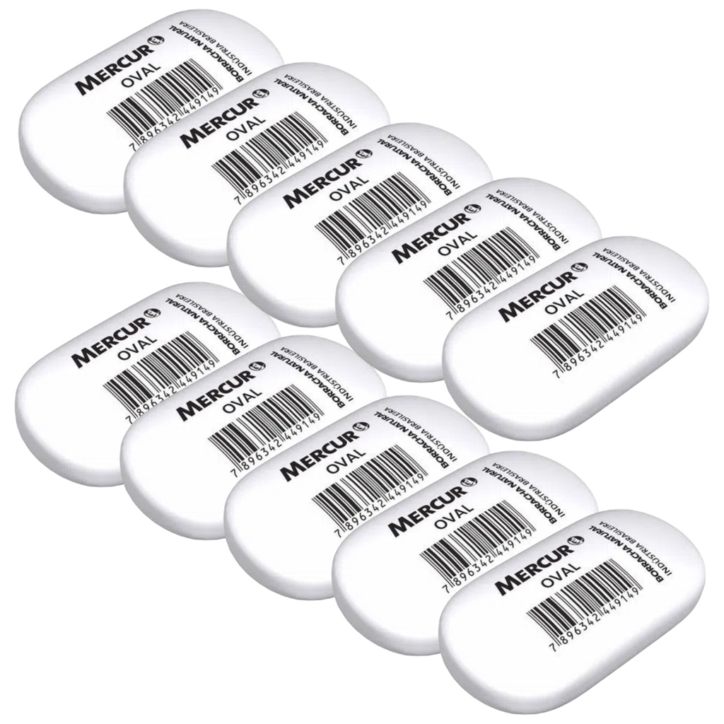 Borracha Branca Mercur Oval: Onde Comprar | BuscaProdutos