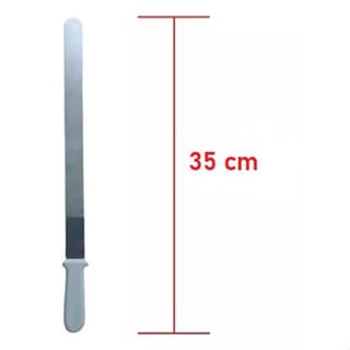 Espatula Reta Para Modelar Confeitar Bolo 35cm Inox