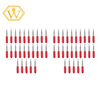 50Pcs 45 Graus Para Plotter De Corte De Roland Lâmina Vinil Carboneto De Tungstênio De Alta Dureza em Oferta na Shopee