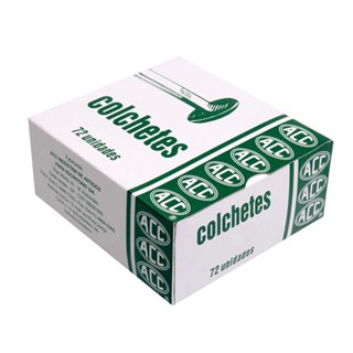 Colchete latonado NR 10 com 72 unidades ACC