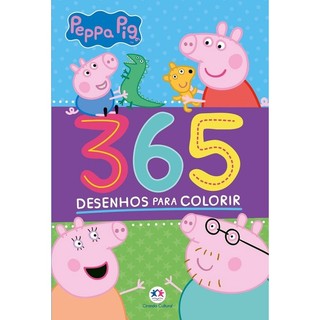Peppa Pig 365 Desenhos Para Colorir - Ciranda Cultural em Oferta na Shopee