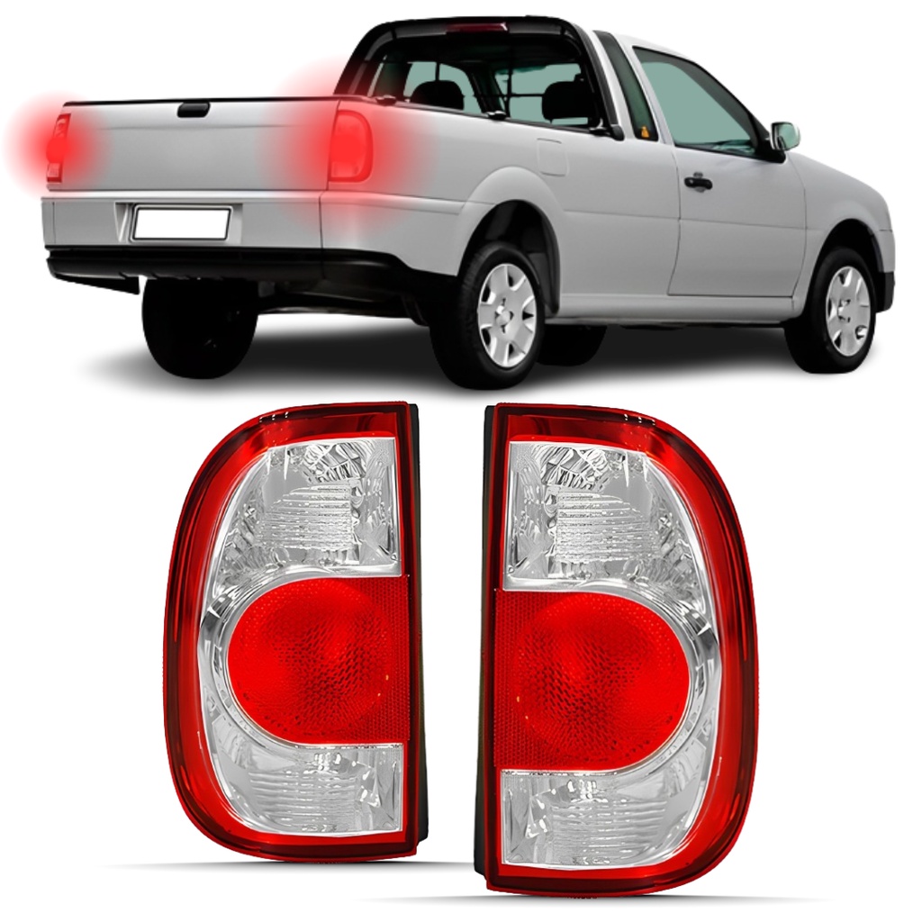 Par Lanterna Saveiro G4 2005 2006 2007 2008 Bicolor em Oferta na Shopee