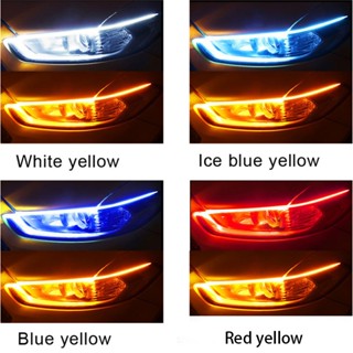 2pcs Luz De LED DRL Carro Circulação Diurna Flexível À Prova D