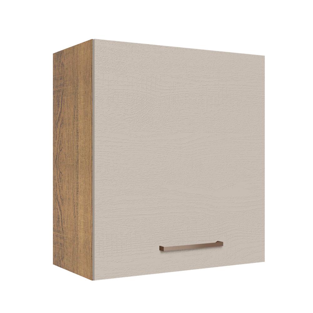 Armário de Cozinha Aéreo 60 cm 1 Porta Rustic/Crema Agata Madesa - Home & Living