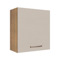 Armário de Cozinha Aéreo 60 cm 1 Porta Rustic/Crema Agata Madesa