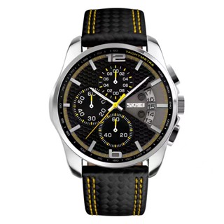 SKMEI 9106 Relógios Relogio Masculino Fashion Sport Mens De Pulso De Quartzo De 5Bar À Prova D