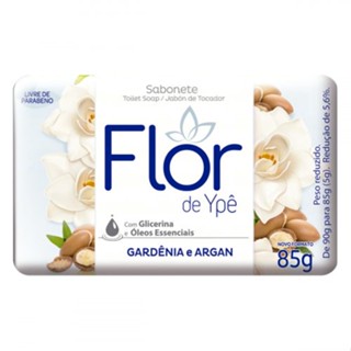 Sabonete em Barra com Glicerina e Óleos Essenciais Gardênia e Argan Flor de Ypê 85g