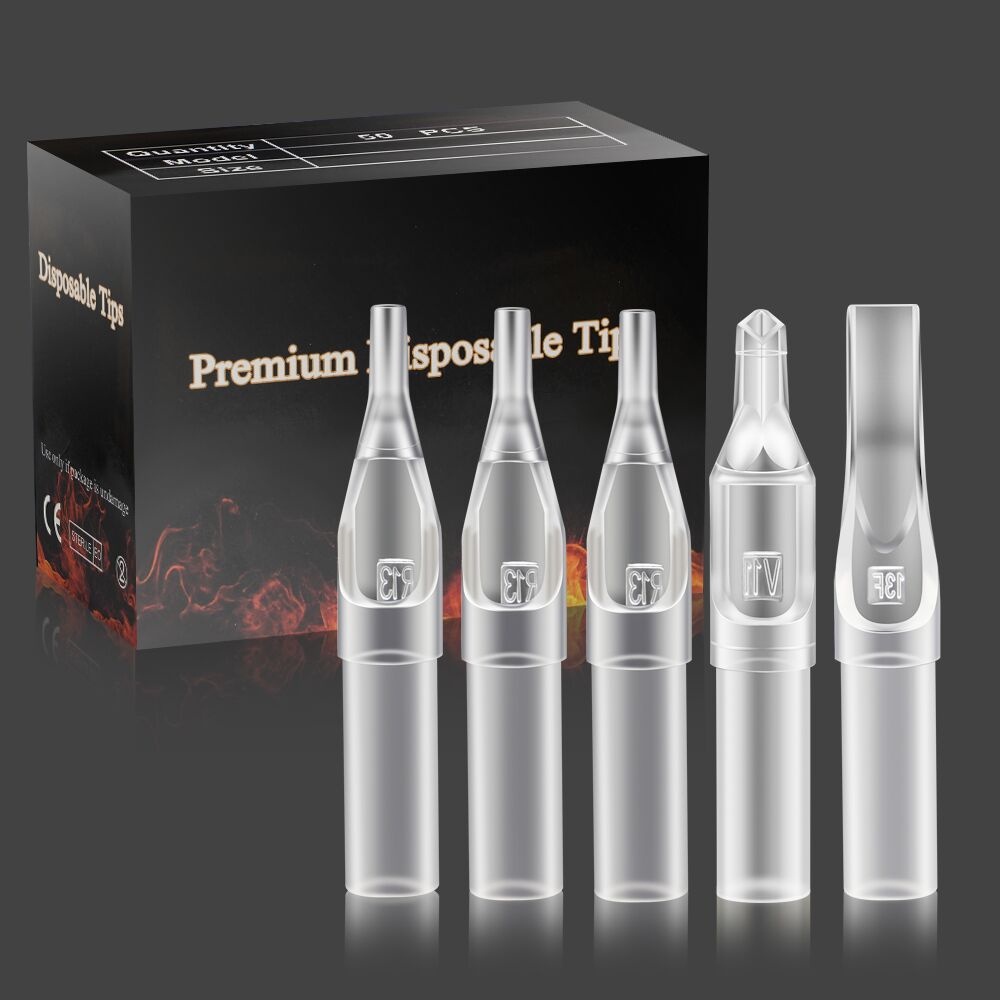 50/25 Unidades Descartável Ponteiras Tip Tips Tattoo Tatuagem em Oferta na Shopee