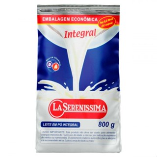 Leite em Pó Integral La Serenissima Pacote 800 g