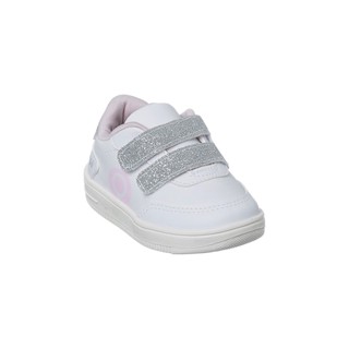Tênis Infantil Feminino Ortopé Bliss Fecho Duplo com Glitter Branco