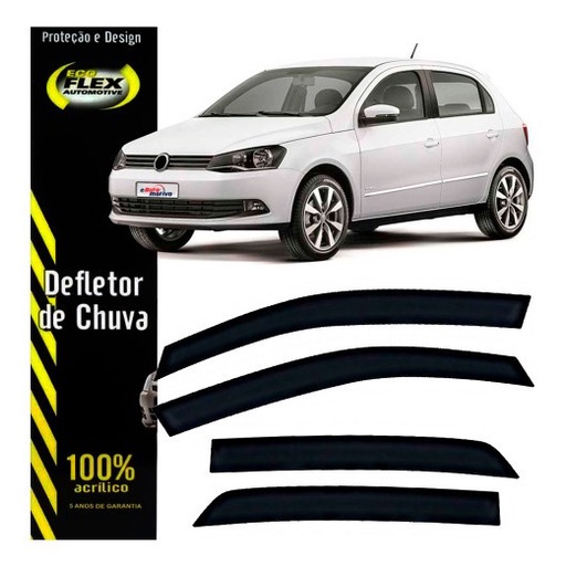 Calha De Chuva Gol G6 2008 A 2020 Ecoflex 4 Portas Defletor 30.007A