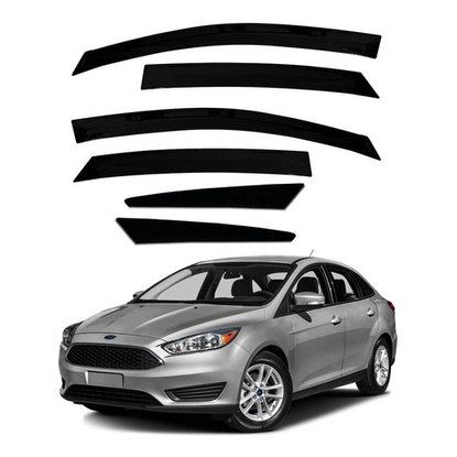 Super Defletor Calha de Chuva Focus Sedan 2014 a 2018 4 Portas Ecoflex