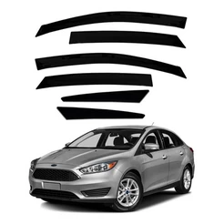 Super Defletor Calha de Chuva Focus Sedan 2014 a 2018 4 Portas Ecoflex