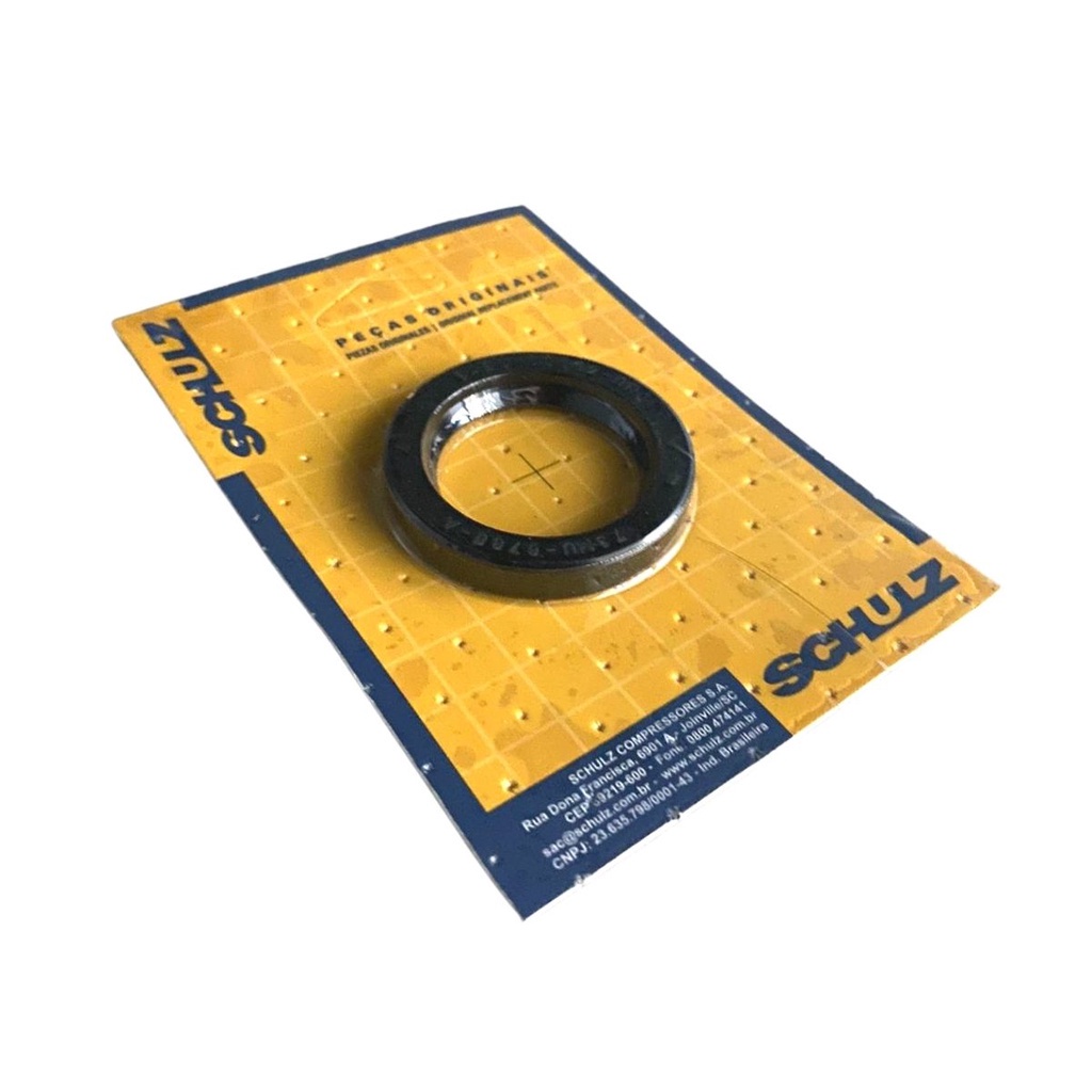 Retentor De Borracha Nitrilica Vulcanizada Com Alma Metalica Para Compressor De Ar Schulz - 023.0099-0/AT