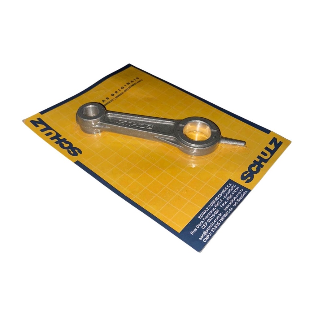 Biela Alumínio Olhal Maior 23mm e Menor 12,7mm Para Compressor De Ar Schulz - 709.1089-0/AT