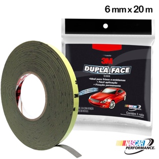 Fita Dupla Face 3M 5369 Automotiva 6mm x 20m Espuma Acrílica Cinza em Oferta na Shopee