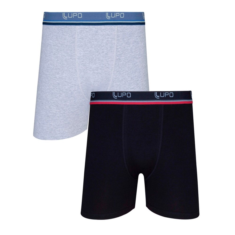 Kit com 2 Cuecas Boxer Lupo 523-088 - Men Clothes