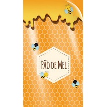 Saco Decorado Pão de Mel - 11cm x 19,5cm - 50 unidades - Cromus - Rizzo Embalagens