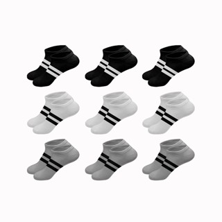 Kit 12 Pares de Meias Cano Curto Algodão Sortido M9