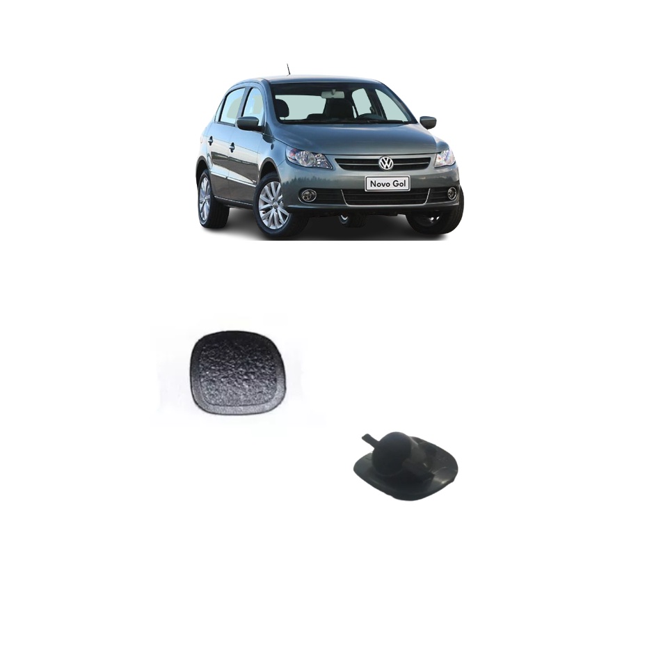 Roseta tampa pino acabamento forro de porta Gol LD original Vw