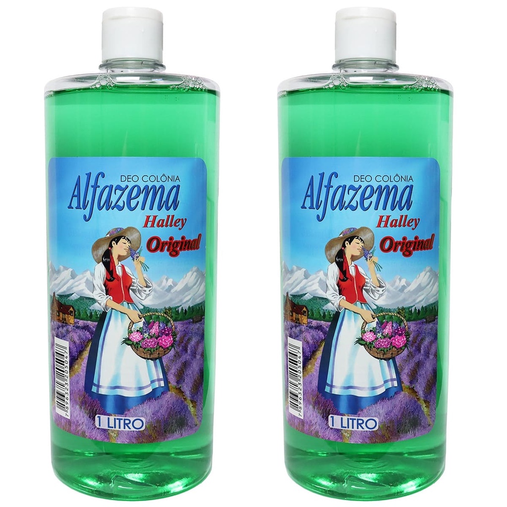 Kit Deo Colônia Alfazema Halley 2x1000ml