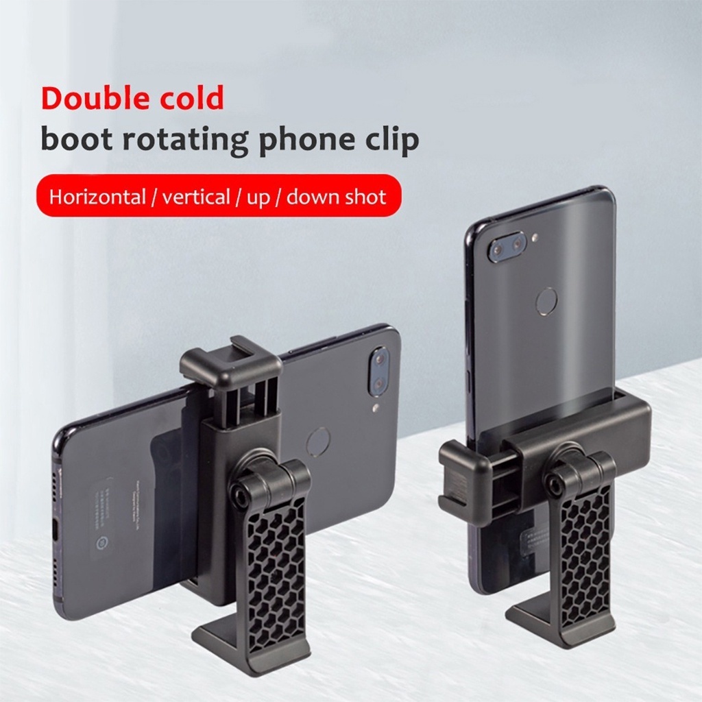 Suporte Celular Estabilizador Clip Com Sapata Frio 360°+200°