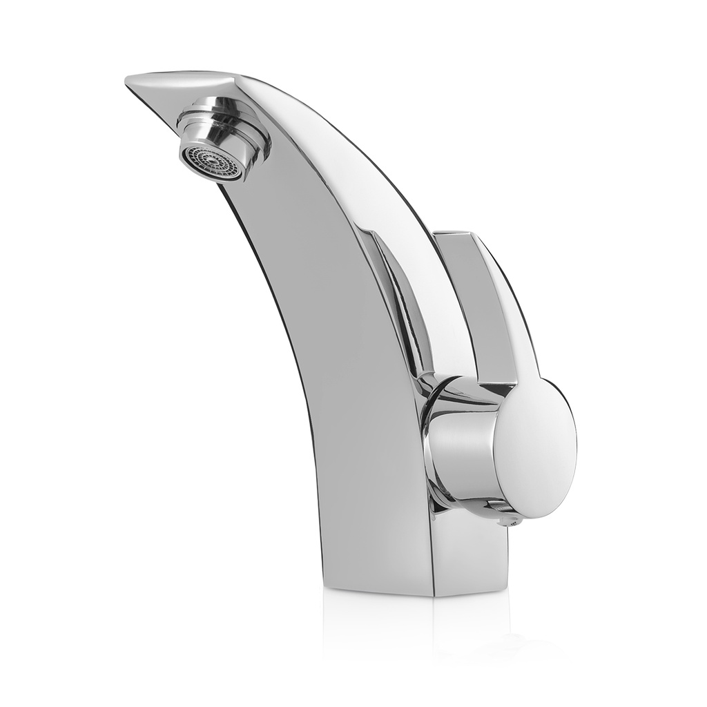 Torneira Banheiro Misturador Cuba Estilo Shark 16cm Inox Alira Home