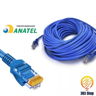 Cabo de Rede 15 Metros LAN Ethernet 8 Vias RJ45 Montado - Knup