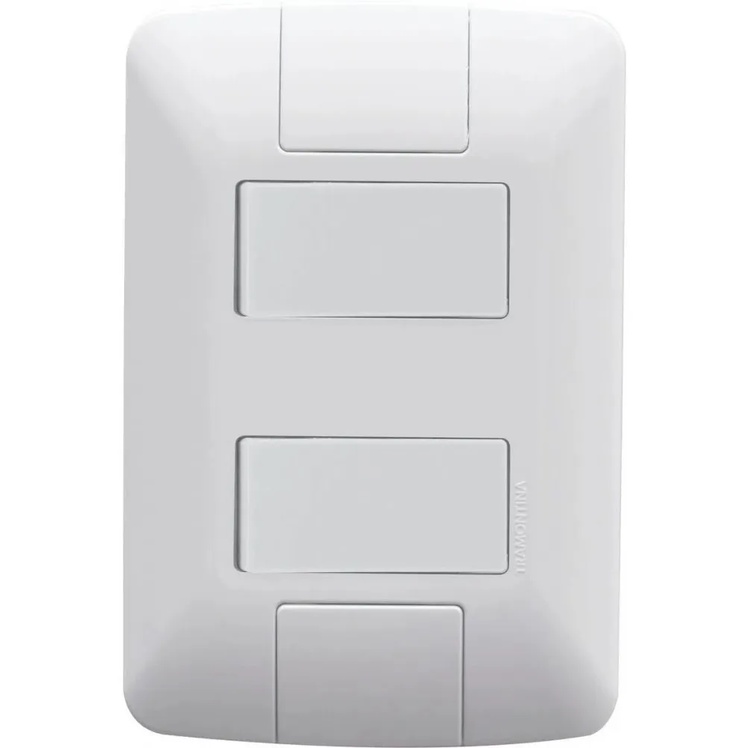 Conjunto Interruptor 6a 2 Teclas Simples Aria Tramontina